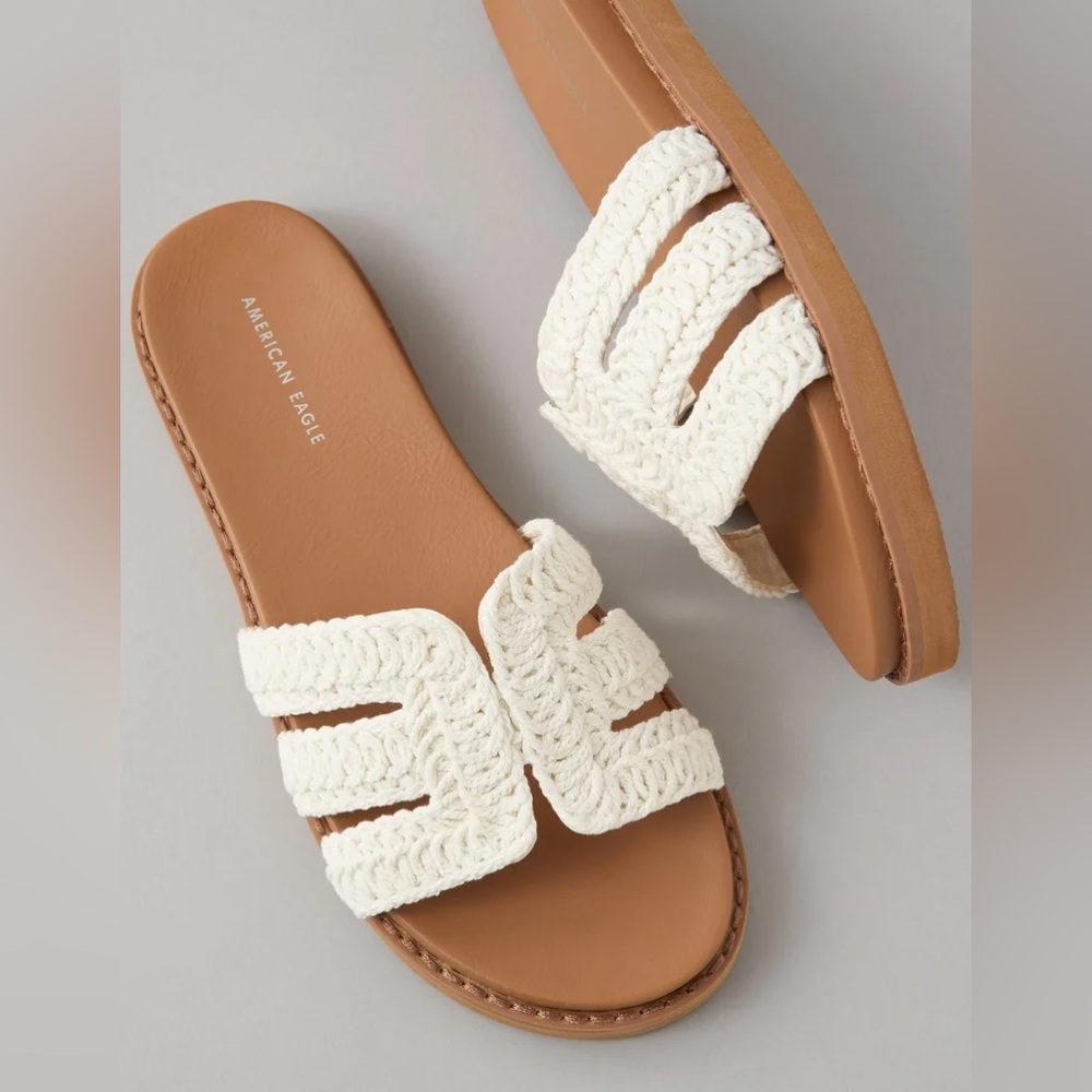 American Eagle • Crochet Slide Sandal - Picture 2 of 5